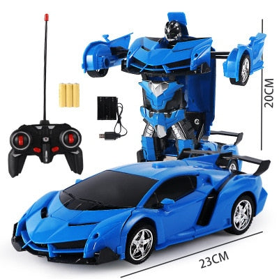 Rc Car 4wd Crawler Remote Control Car Rc Drift Car 2 In 1Driving Sports Car Drive Transformation Robots Models Fighting Toy Gift