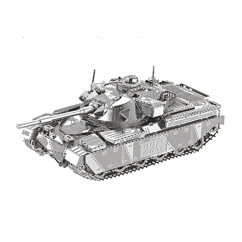 MMZ MODEL NANYUAN 3D Metal model kit JS-2 tank Chieftain MK50 Tank Assembly Model DIY 3D Laser Cut Model puzzle toys for adult