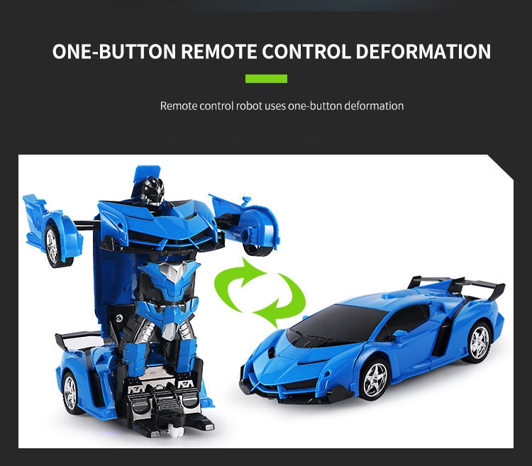 Rc Car 4wd Crawler Remote Control Car Rc Drift Car 2 In 1Driving Sports Car Drive Transformation Robots Models Fighting Toy Gift