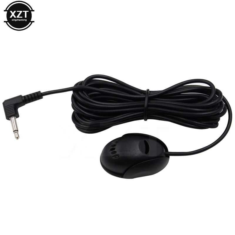 Mini 3.5mm Wired Paste Type External Microphone Car Audio Mic For laptop DVD Radio Stereo Player Meeting Speaker hot sale