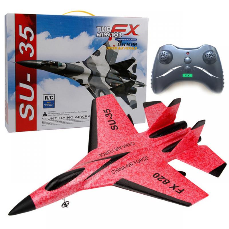 2.4G Glider Plane Hand Throwing Foam Drone SU35 RC Airplane Model Fixed Wing Toy Aviones Control Remoto Juguete Toys for Kids