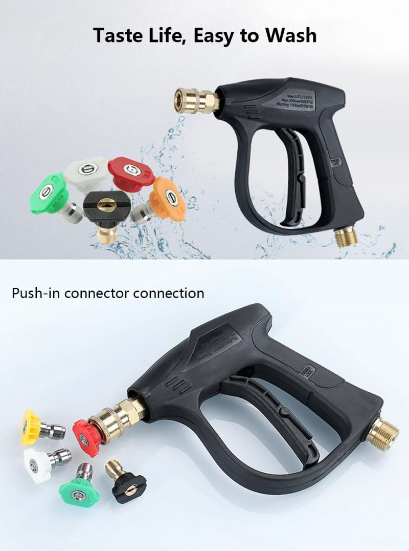 Car Cleaning Foam Gun Car Cleaning Washing Spray Gun High Pressure Car Washer with 5pcs Soap Spray Nozzles