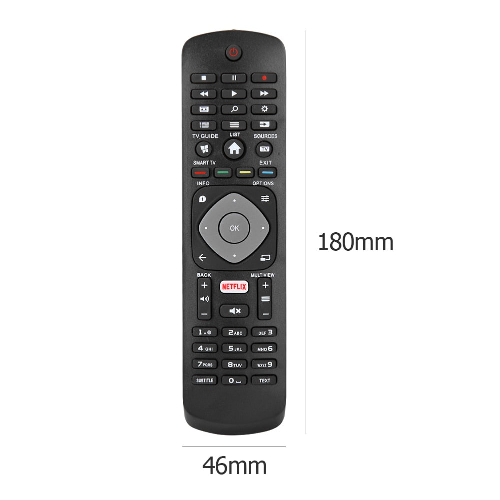 Television Remote Control Household Bedroom Replacement Accessories for PHILIPS TV with NETFLIX HOF16H303GPD24 398GR08B