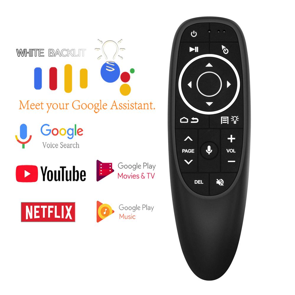 L8star G10 Pro Backlit Air Mouse Google Voice Search Gyroscope remote control 2.4G Wireless Microphone Mouse for Smart TV BOX