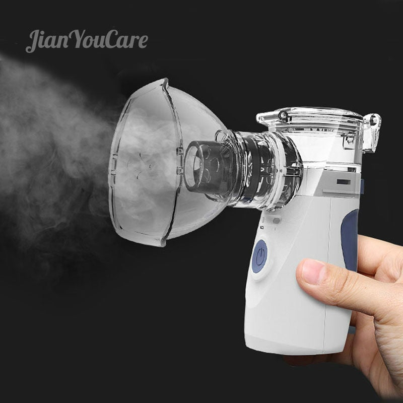 Health Care Mini Handheld portable Inhale Nebulizer silent Ultrasonic inalador nebulizador Children Adult Rechargeable Automizer (In-001)