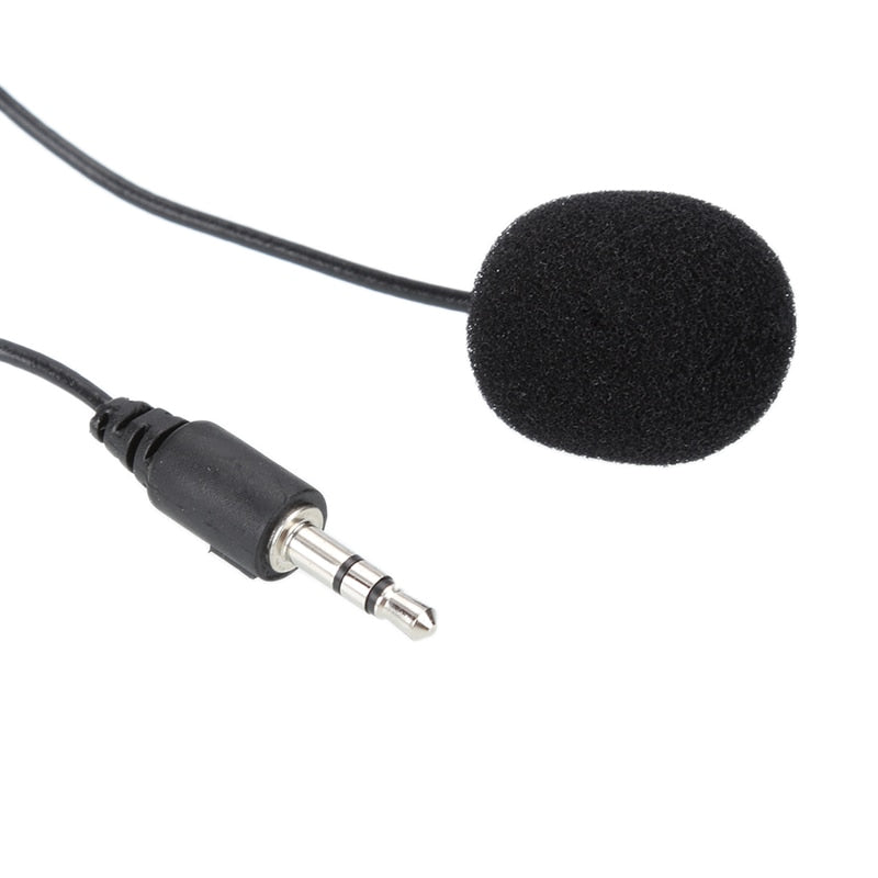 Clip-on Lapel Lavalier Microphone 3.5mm Jack For iPhone For Speaking Singing Speech SmartPhone Recording PC Tie Clip Microphone
