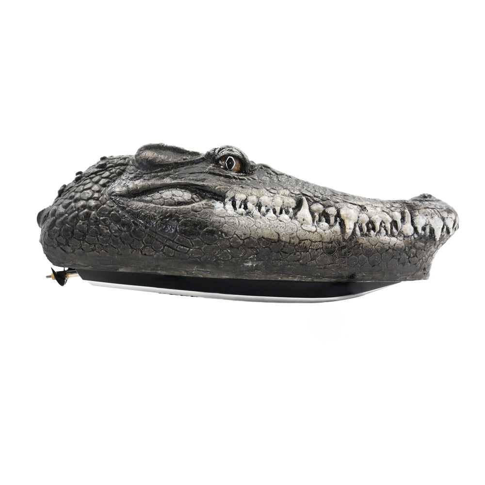 RC Boat Remote Control Racing Boat Simulation Crocodile Head Spoof Jokes Interesting Prank Toys Halloween Party Scary Toys