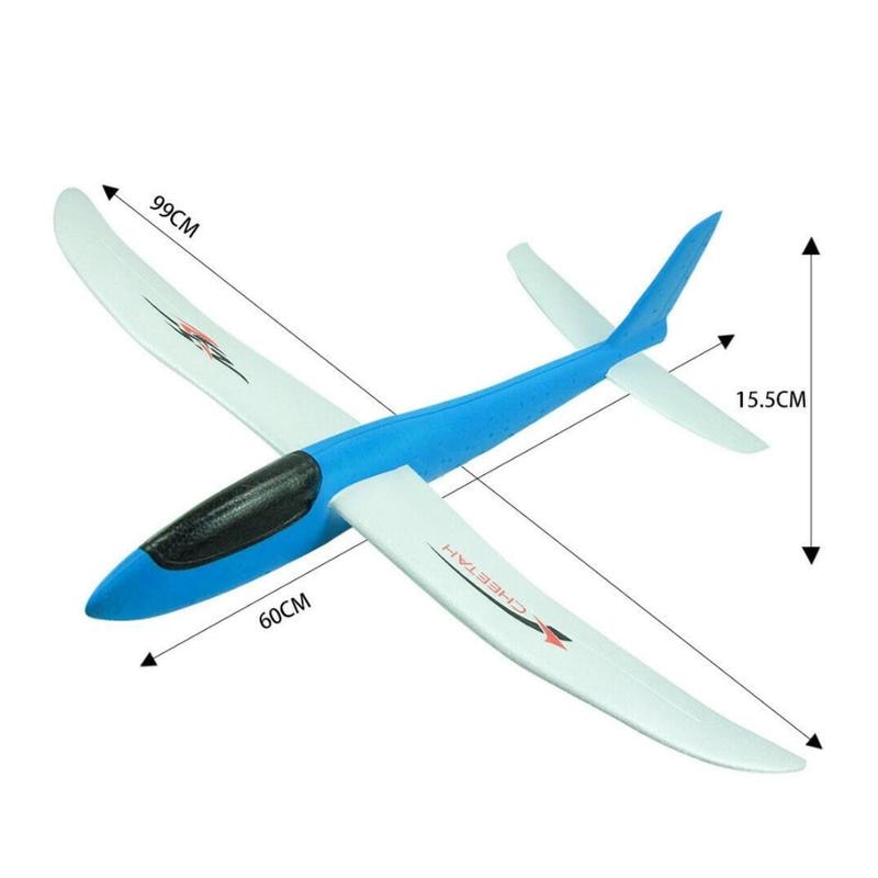 60 X 100 X 15.5cm Hand Throwing Airplane Diy Epp Foam Flexible Durable Hand Launch Throwing Aircraft Plane Model Outdoor Toy