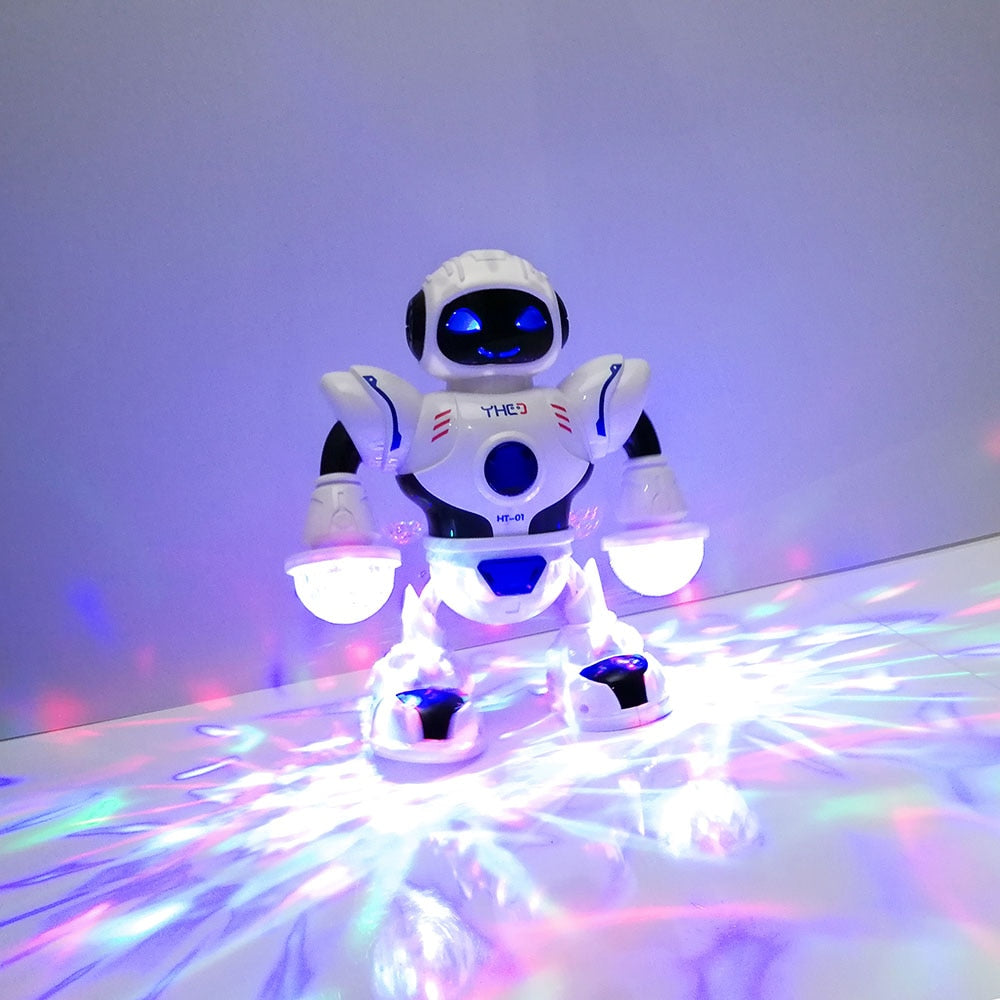NEW Electric Dancing Robot Toy With LED lighting Music swing Robot  Children's educational toys Robot Toys for children Gifts