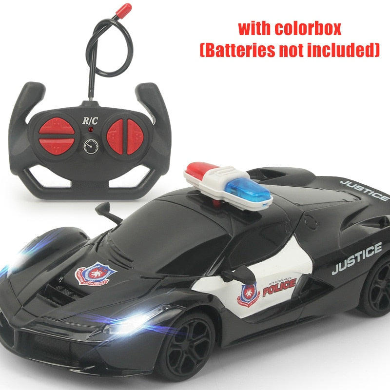 RC Toys Racing Police 1:24 Remote Control Car for Kids Xmas Birthday Gifts Light Electric Carro Juguetes Chidlren Toys for Boys