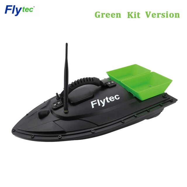 Flytec 2011-5 Generation Fishing RC Bait Boat Toy Dual Motor Fish Finder Remote Control Fishing Boat Speed Kit Christmas