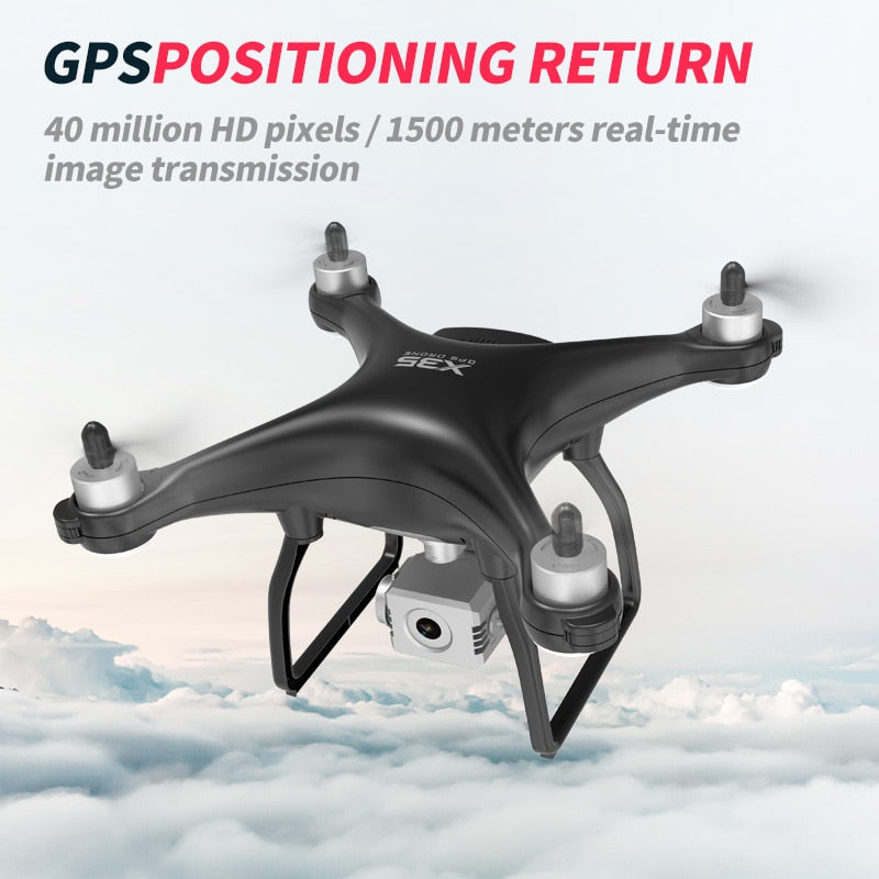 Wecute 2020 X35 Drone RC Quadcopter 4K Profissional GPS Drone With HD Camera Gimbal FPV 5G WIFI 1KM Flight distance VS SG906 pro