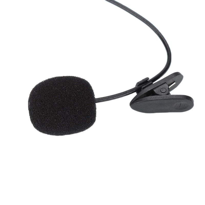 Universal Mini Microphone Portable Mic Clip-on Lapel Lavalier Microphone 3.5mm Jack Mini Mic For IPhone SmartPhone Recording PC