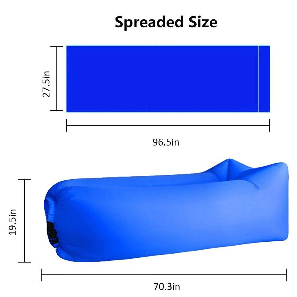 Camping inflatable Sofa lazy bag 3 Season ultralight down sleeping bag air bed Inflatable sofa lounger trending products