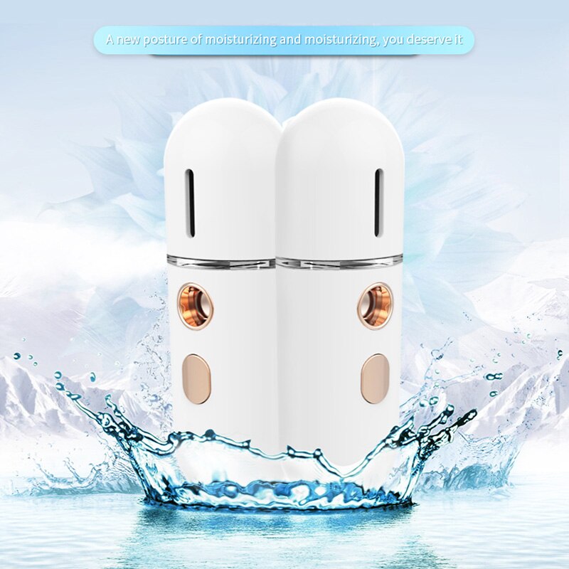 Nano Mist Sprayer USB Rechargeable Nebulizer Face Steamer Moisturizing Beauty Instruments Portable Deep Moisturizing Humidifier