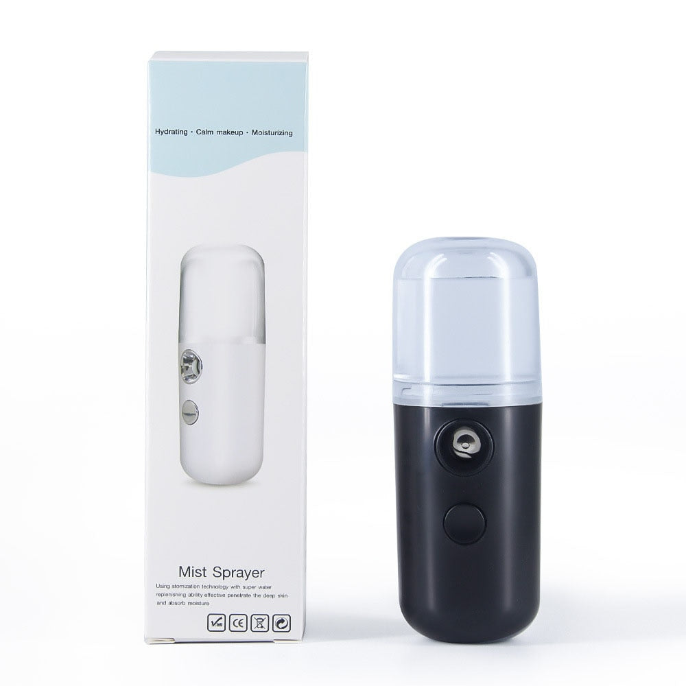 30ML Mini Nano Facial Sprayer Alcohol USB Nebulizer Face Steamer Humidifier Hydrating Anti-aging Women Beauty Skin Care Tools